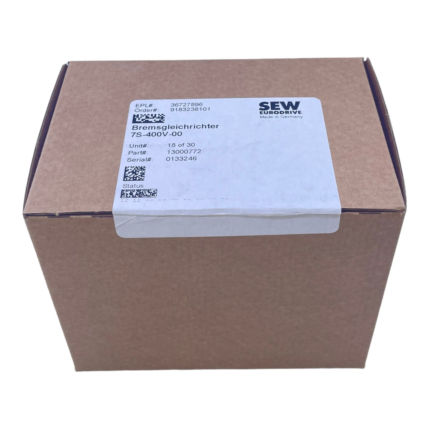 SEW 7S-400V-00 Brake rectifier for industrial use SEW 7S-400V-00 