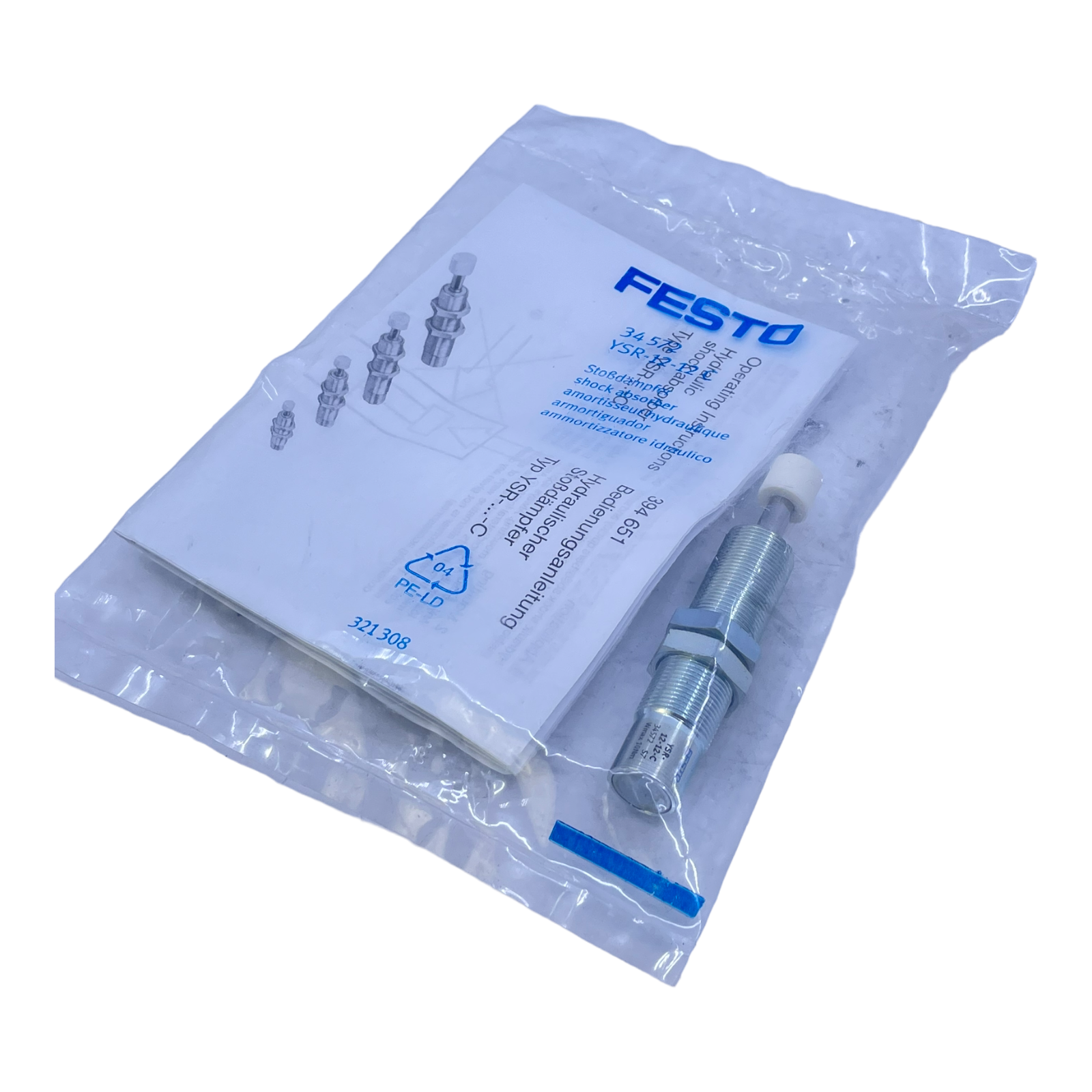 VÉRIN PNEUMATIQUE FESTO YSR 12 12 C YSRT 12 12 C EUR 199,00 PicClick FR - Foto 2