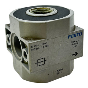 Festo FRM-...-D-MAXI on-off valve 170686 for industrial use 16 bar