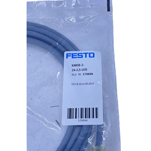 Festo KMEB-2-24-2,5-LED Steckdosenleitung für industriellen Einsatz 174844 KMEB-