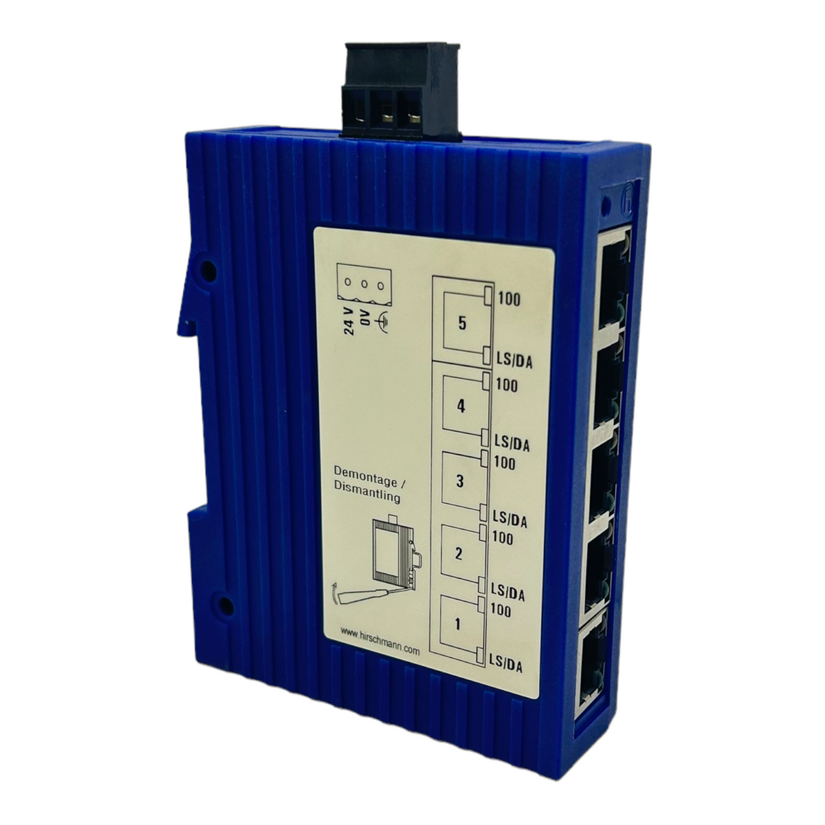 Spider R5tx Hirschmann SPIDER 5TX Ethernet switch for industrial use SPIDER 5TX