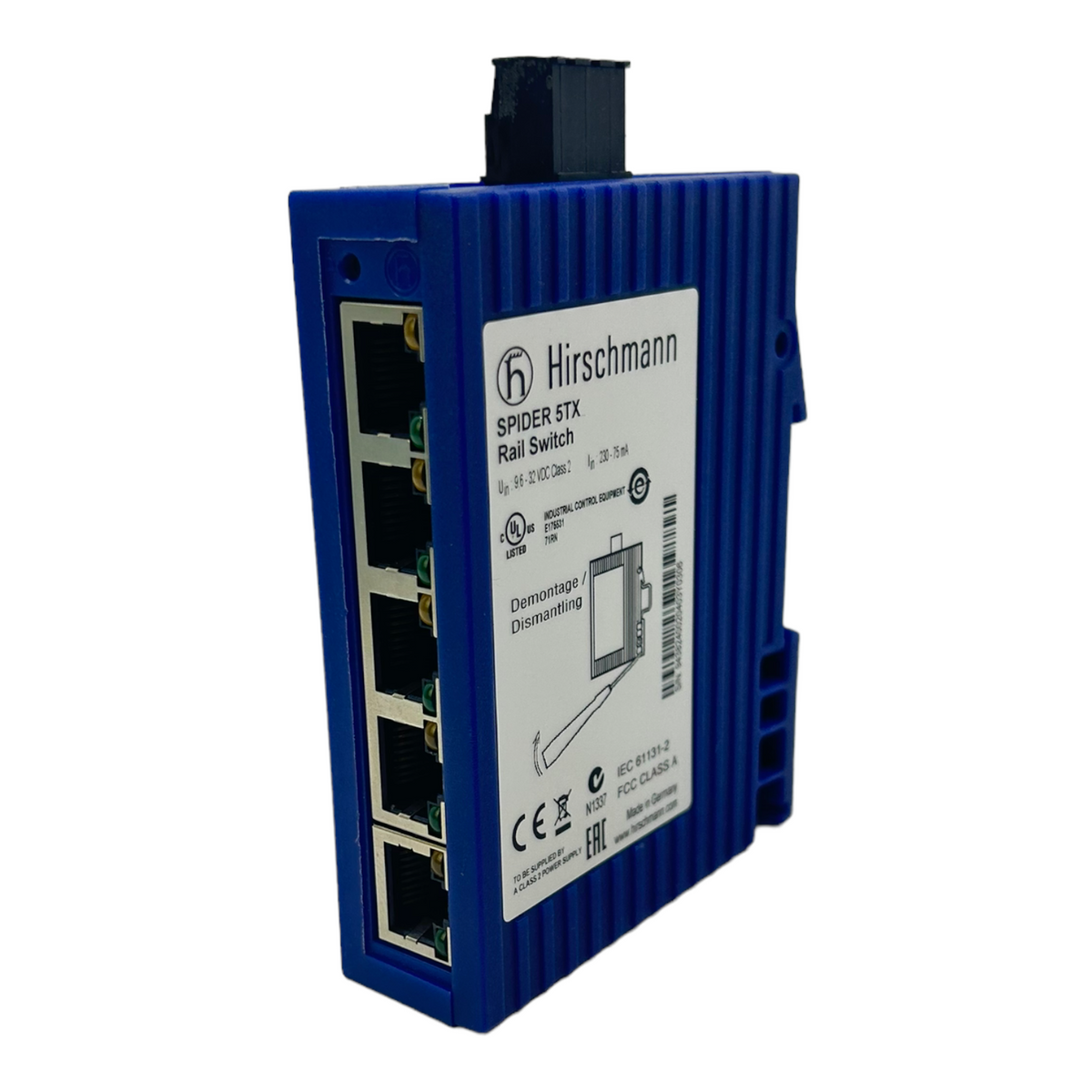 Spider R5tx Hirschmann SPIDER 5TX Ethernet switch for industrial use SPIDER 5TX
