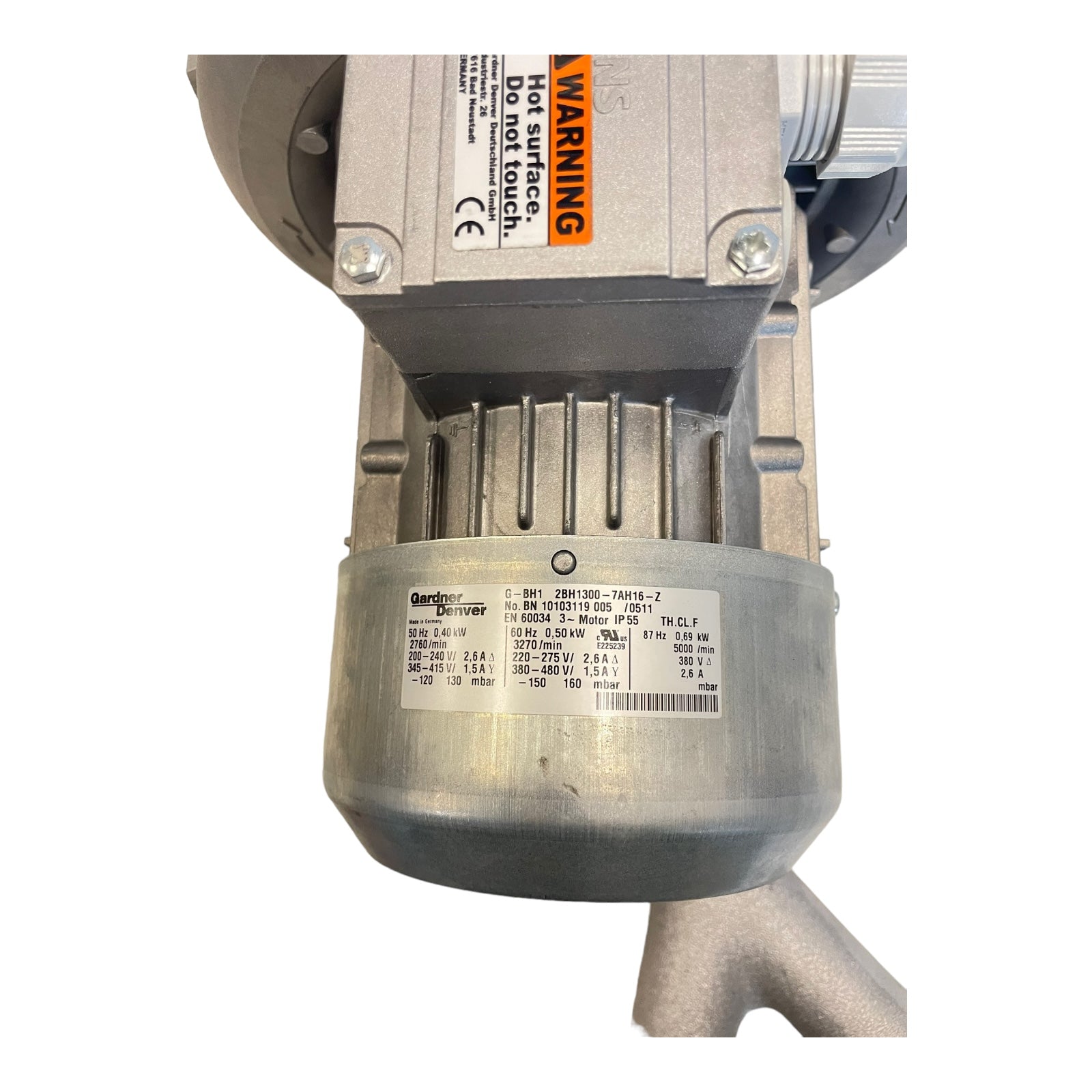 Garden Denver G-BH1-2BH1300-7AH16-Z vacuum pump for industrial use 0.4