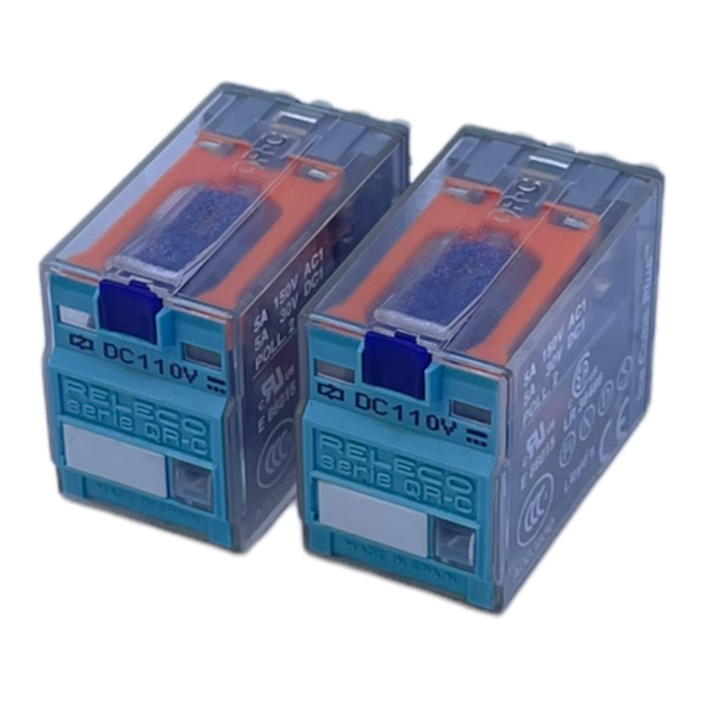 RELECO  RELE C9-A41 /DC 110V Steckrelais 5A 150V AC 5A 30V DC 2stk