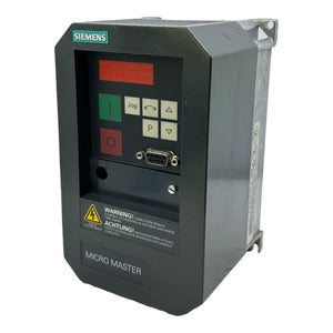 Siemens 6SE3112-8BA40 Micromaster frequency converter for industrial use