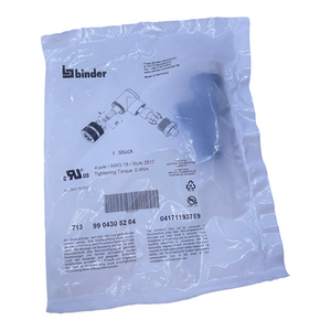 Binder 9904305204 Winkeldose für industriellen Einsatz 9904305204 Winkel Dose