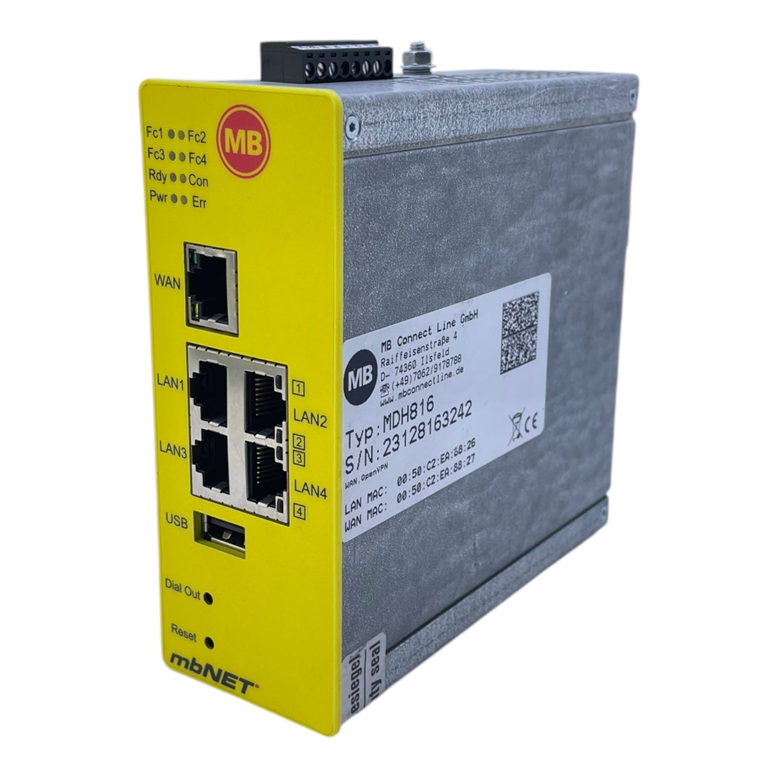 MB Connect Line MDH816 Router MB Connect Line MDH816 Router MB Connect