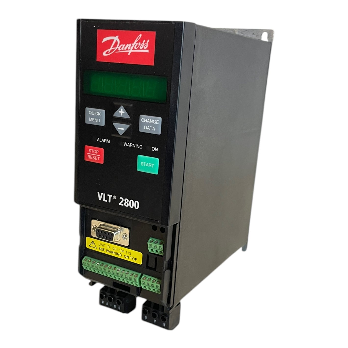 Danfoss 195N0027 Frequenzumrichter 1,7kVA VLT2807PS2B20STR1DBF00A00C0 Industrie