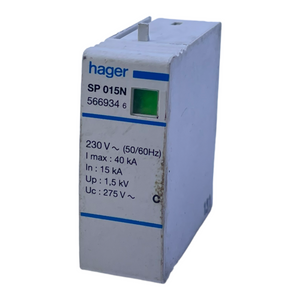 Hager SP015N Steckmodul 230V 50/60Hz 40kA