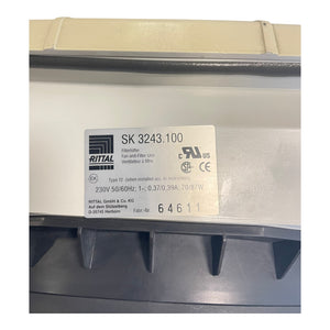 Rittal SK 3243.100 Filterlüfter 230V 50/60Hz 70/87W für industriellen Einsatz