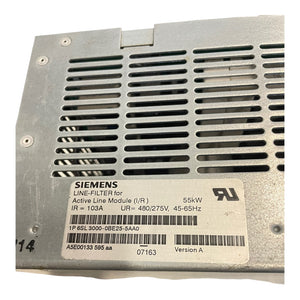 Siemens 6SL3000-0BE25-5AA0 line filter 55kW 490/275V for industrial use 