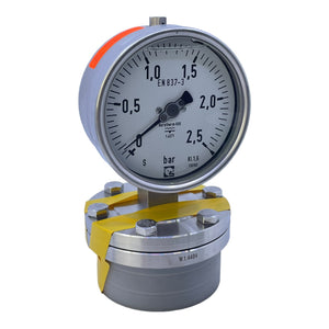 Schmierer 0-2.5bar pressure gauge PKU/PGU pressure gauge for industrial use 