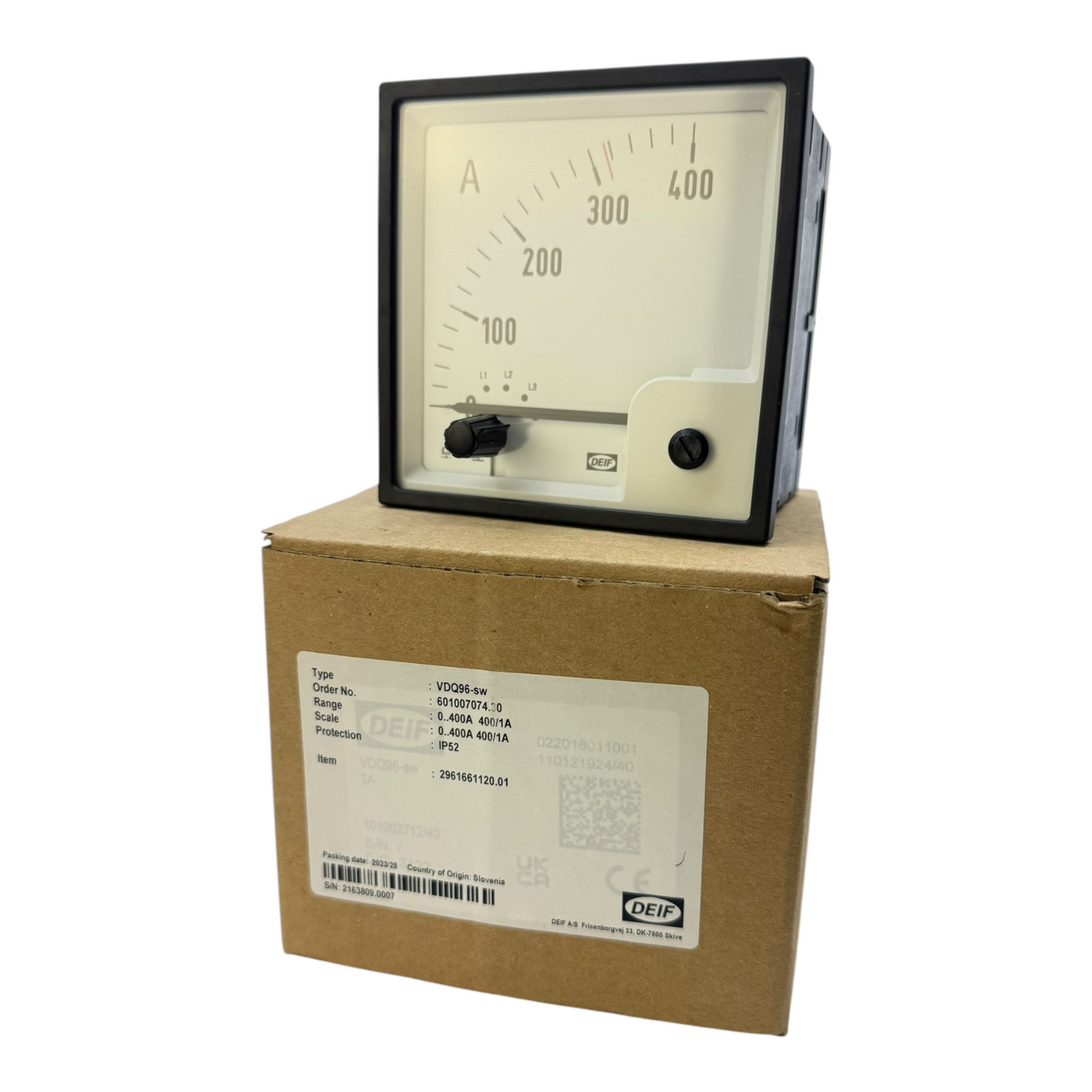 Deif VDQ96-sw AnmMeter Anzeige - für industriellen Einsatz Anm - Meter - Anzeige