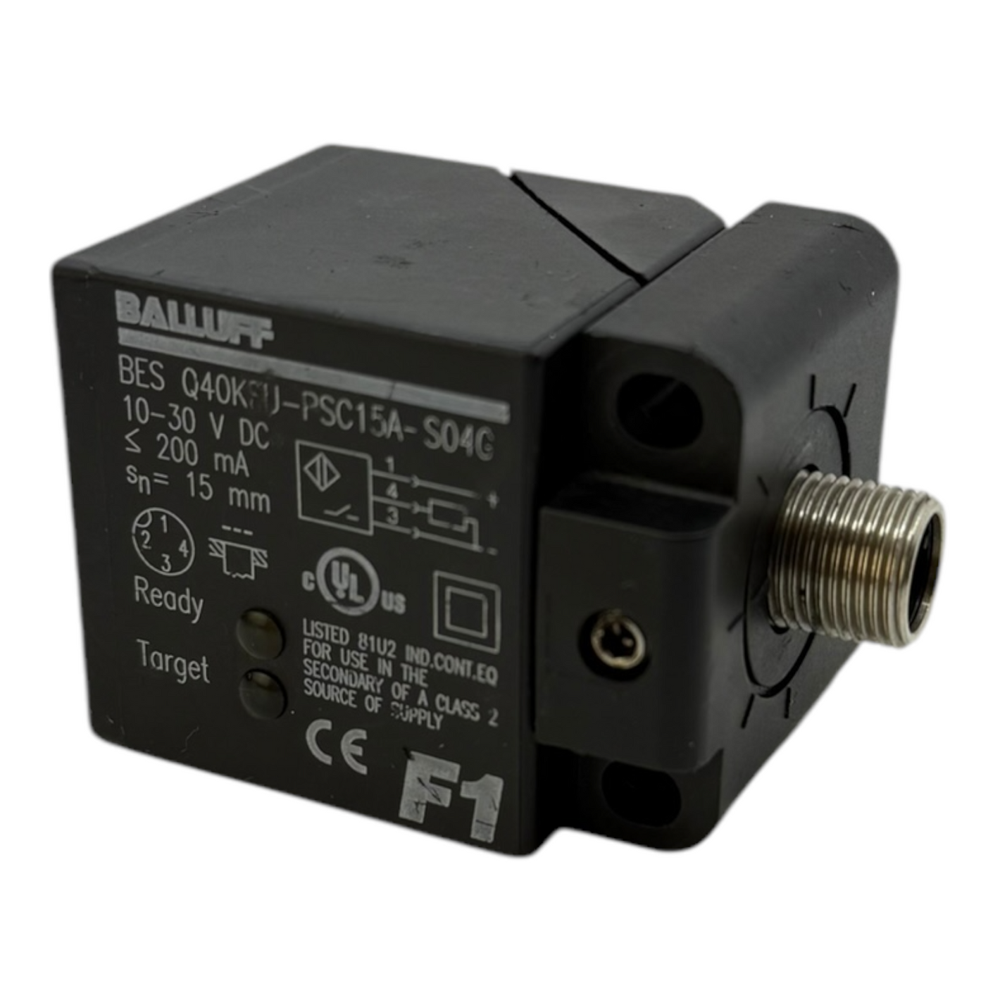 Balluff BES Q40KFU-PSC15A-S04G Induktiver Sensor - für den industriellen Einsatz