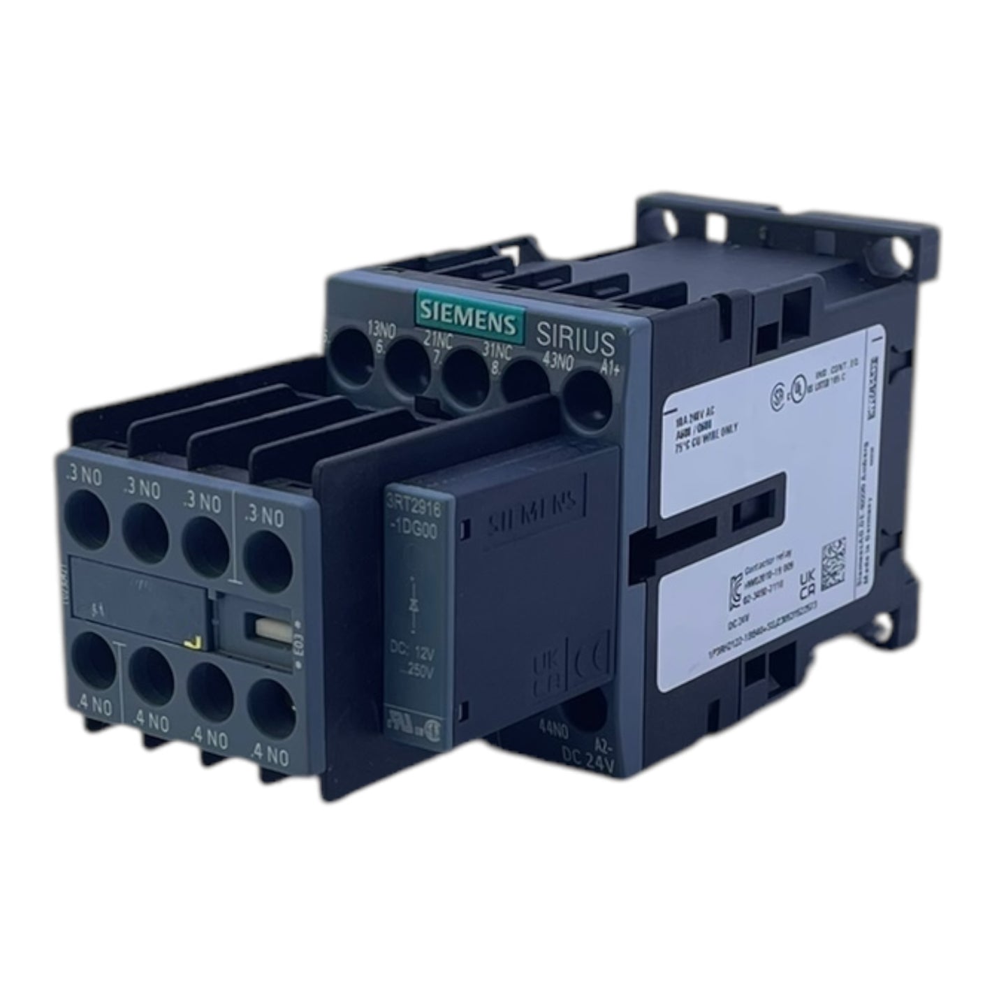 Siemens 3RH2122-1BB40 Hilfsschütz 3RH2911-1FA40 + 3RT2916-1DG00 Industrie