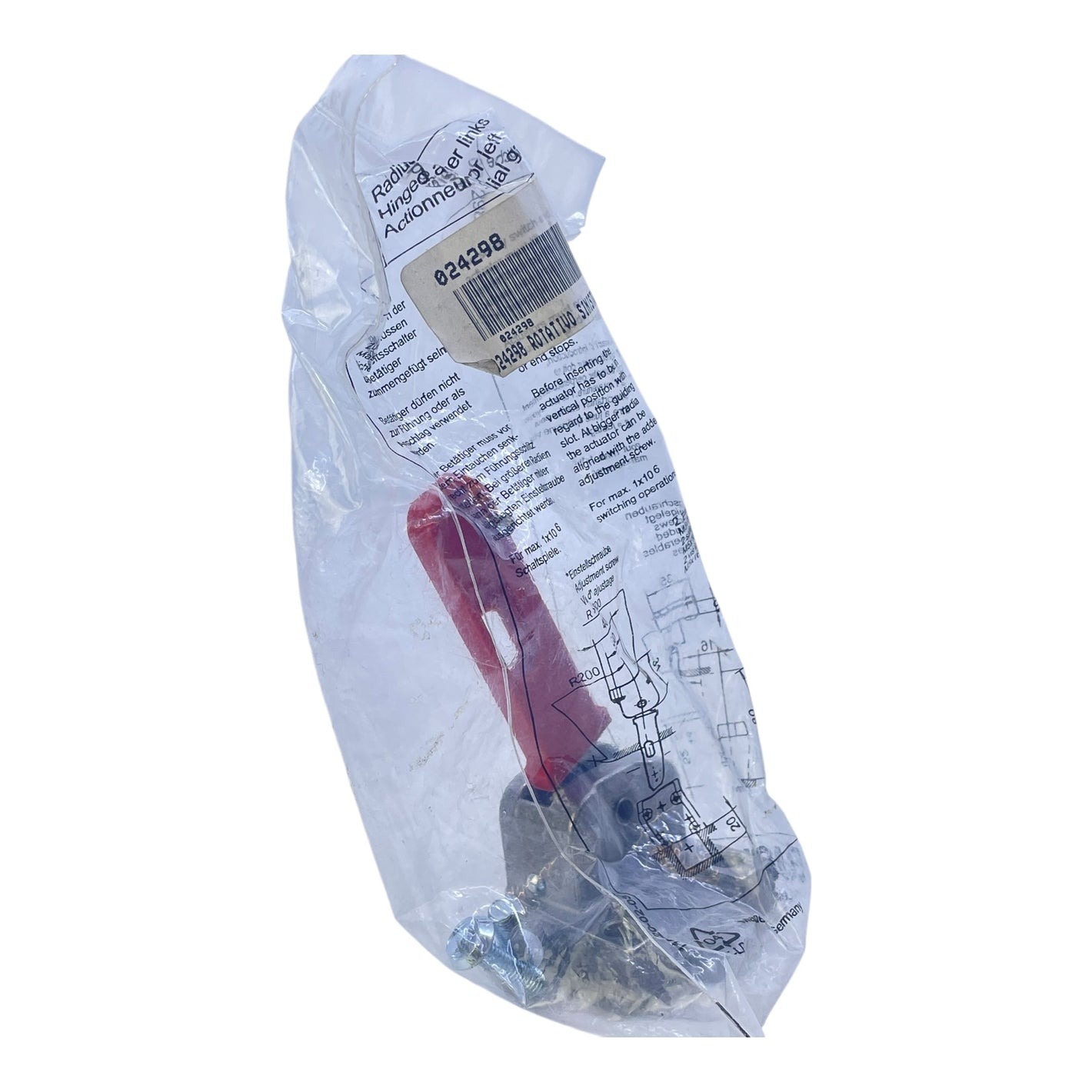 Euchner Radiusbetätiger Sicherheitsschalter 024298 für industriellen Einsatz