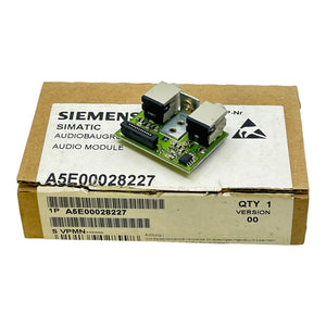 Siemens SIMATIC Audiobaugruppe Audio Modul A5E00028227 Audiobaugruppe Industrie