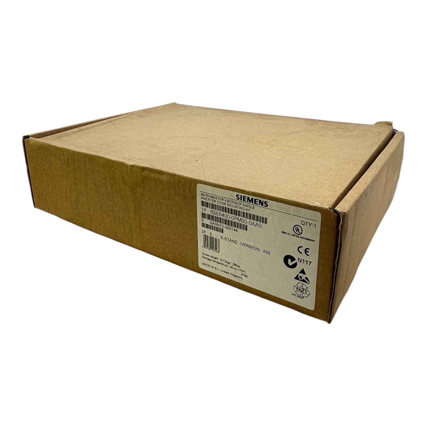 Siemens Inverter Micromaster Zubehör Türmontagesatz 6SE6400-0PM00-0AA0 Industrie