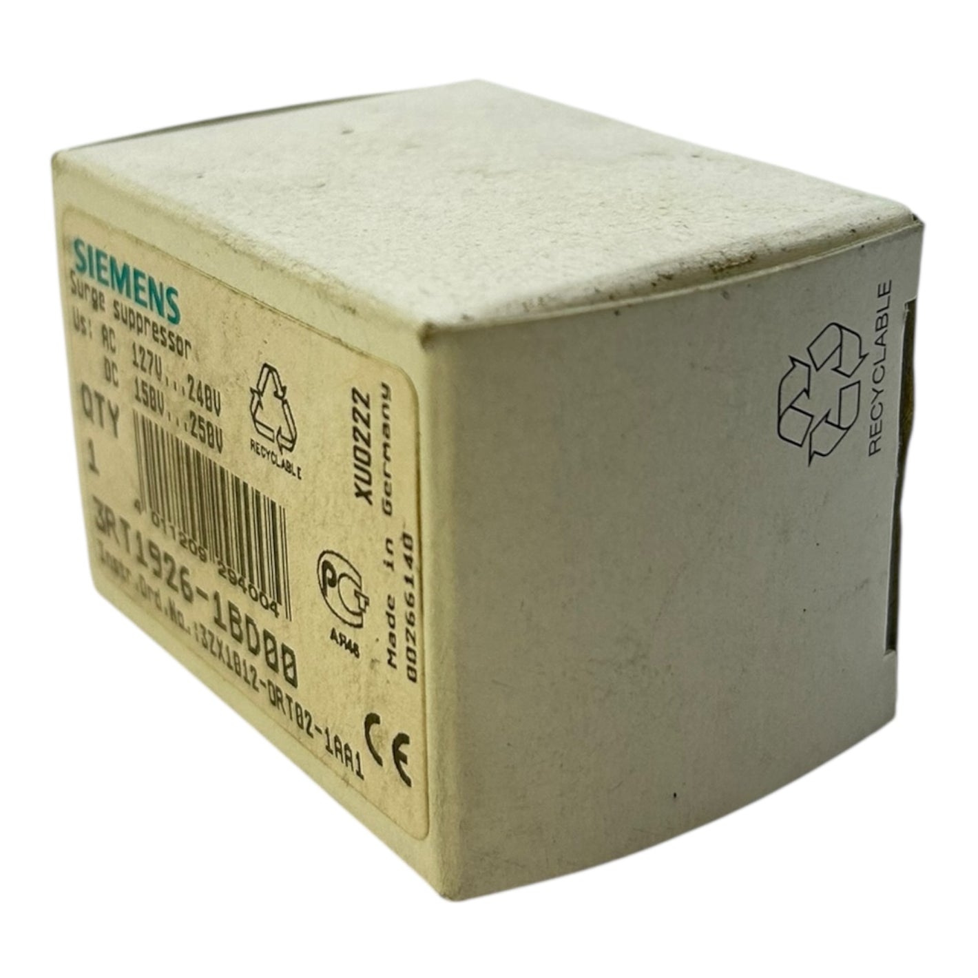 Siemens Überspannungsschutz 240V AC / 250V DC 3RT1926-1BD00 VE: 10 Stk