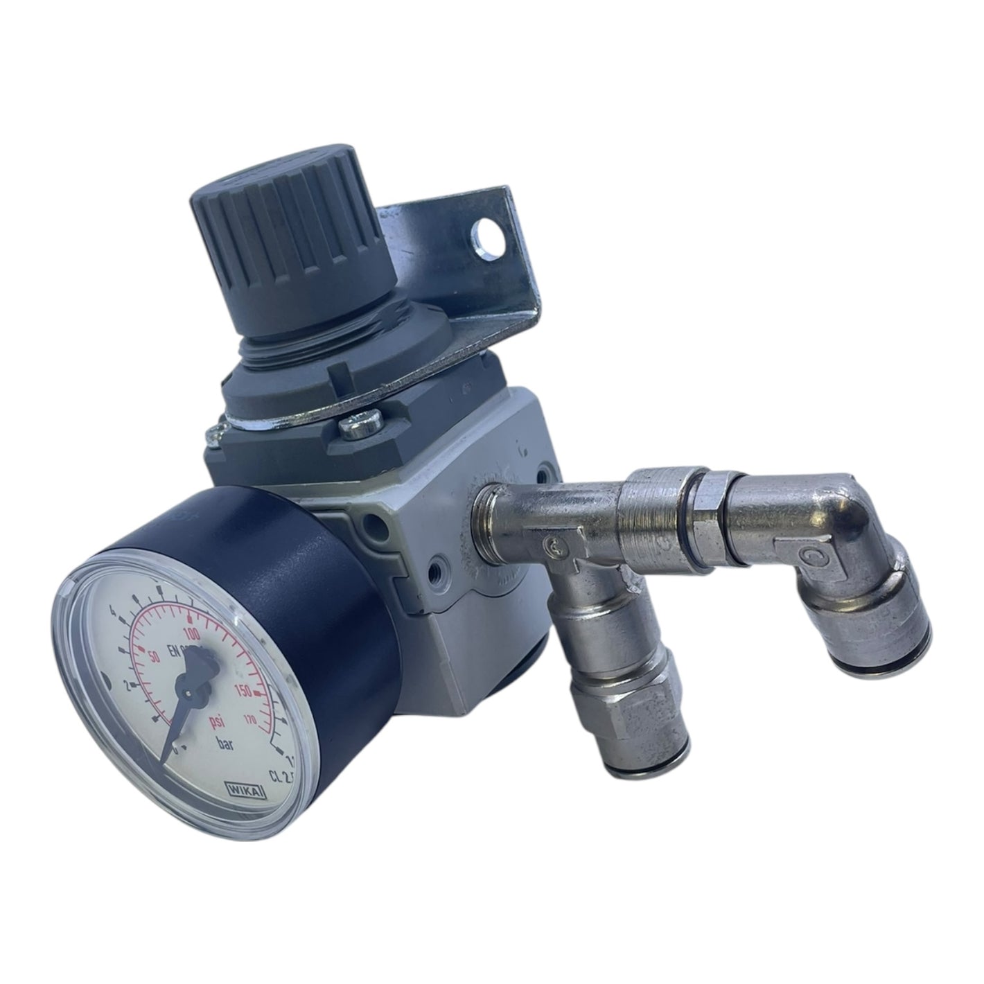 Camozzi Druckregler 0,5–10 bar Pneumatikregler MC104-R00 für die Industrie