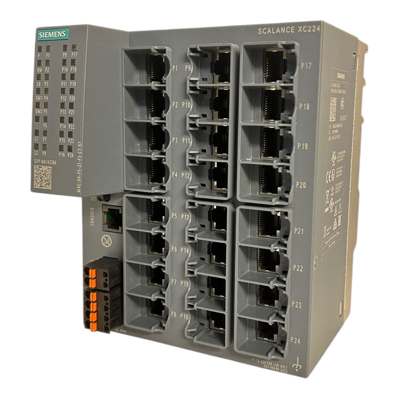 Siemens SCALANCE XC224 Ethernet Switch 6GK5224-0BA00-2AC2 Für die Indu
