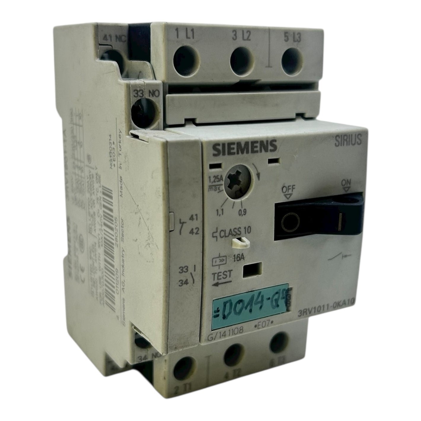 Siemens Leistungsschalter 3RV1011-0KA10 Leistungsschalter von Siemens Industrie