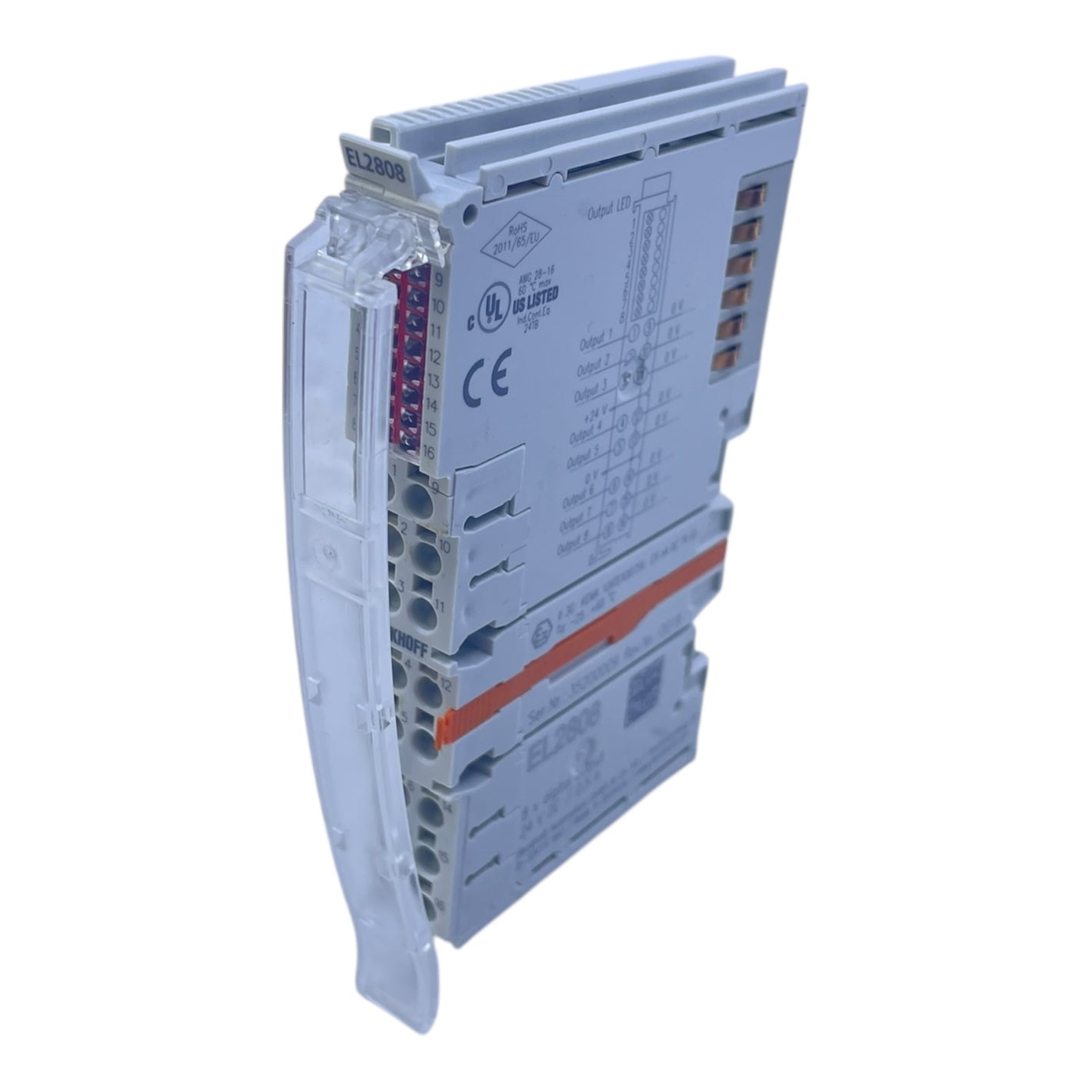 Beckhoff EtherCAT-Klemme 8-Kanal-Digital-Ausgang 2-Leiteranschluss EL2808