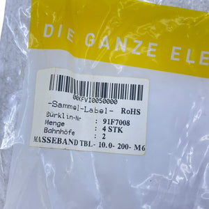 Bürklin 91F7008  Masseband Erdungsband VE:6stk/pcs - für industriellen Einsatz