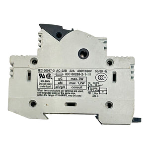 Italweber Sicherungshalter BCH1X38 10x38mm 32A 690V 2301038 für Feinsicherungen