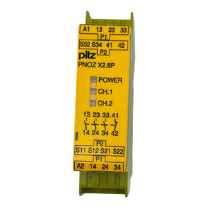 Pilz Sicherheitsrelais PNOZ X2.8P 24–240V AC/DC 3n/o 1n/c 777302 Industrie