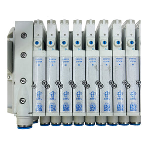 Festo Ventilinsel MPAL-VI 569926 mit 24 Magnetventilen + Kabelsatz
