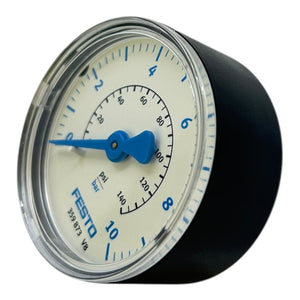 Festo Manometer MA-50-10-1/4 V8 0–10 bar 0–140 psi Druckmessgerät 359873