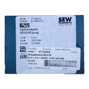 SEW EURODRIVE DEU21B Optionskarte Multigeberkarte für MDX61 X14/X15