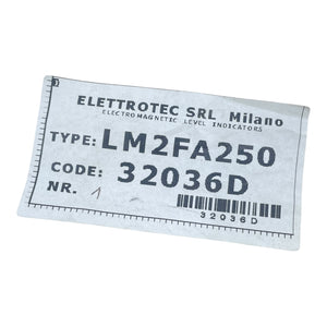 Elettrotec Füllstandsschalter Schalter LM2FA250 Schalter von Elettrotec