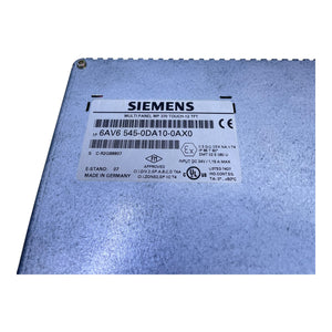 Siemens SIMATIC Multi Panel MP 370 Touch 12" TFT 6AV6545-0DA10-0AX0 HMI