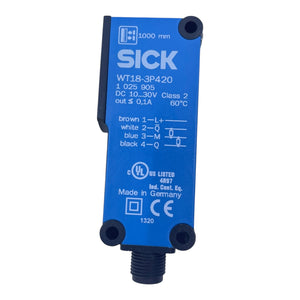 Sick Lichttaster Reflexionslichttaster WT18-3P420 1025905 für die Industrie