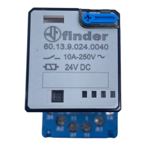 Finder 24V Steckrelais mit Sockel 60.13.9.024.0040 Finder für die Industrie