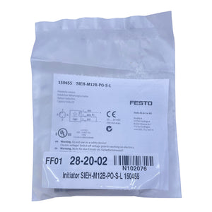 Festo Näherungsschalter Induktiver Sensor SIEH-M12B-PO-S-L 150455 Sensor Festo