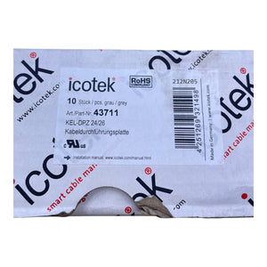Icotek Kabeldurchführungsplatte KEL-DPZ 24/26 43711 VE:10stk für die Industrie