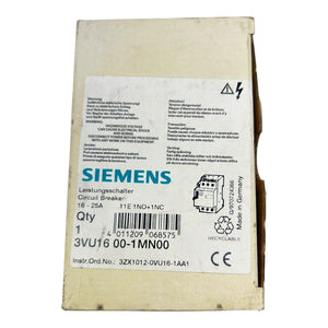 Siemens Leistungsschutzschalter 3VU1600-1MN00 Leistungsschutzschalter Siemens
