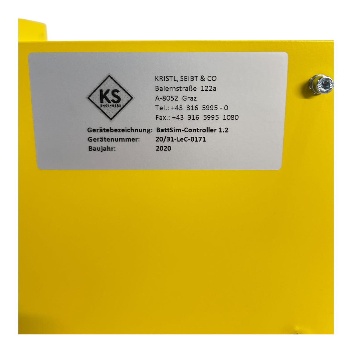 Battsim KS Battery Simulator BattSim-Controller 1.2 Battery Simulator for Indu