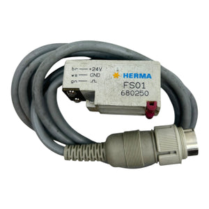 Herma Taster Etikettensensor FS01 680250 Gabellichtschranke Industrie Einsatz