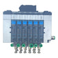 Festo Ventilinsel CPV14-GE-MP-6 mit 6 Magnetventilen 161360 UD02 10bar