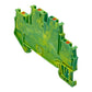Phoenix Contact Erdungsklemme PTTB1,5/S-TWIN-PE PE-Klemme Hutschiene VE: 4 Stk