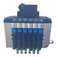 Festo Ventilinsel CPV14-GE-MP-6 mit 6 Magnetventilen 161360 UD02 10bar