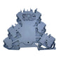 WAGO Dreistockklemme Reihenklemme 2002-3201 Triple-Deck Terminal Block VE: 16 Stk