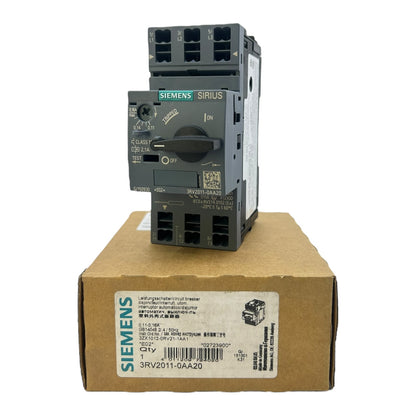 Siemens Motorschutzschalter SIRIUS 0,11–0,16 A 3RV2011-0AA20 3-polig