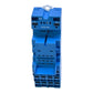 Finder Relaisfassung Typ 94.P4 für Serie 55/58 10A 300V Klemmenblock blau