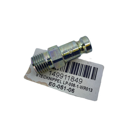 Verschluss Kupplung Stecknippel LP-006-1-WR013 für die Industrie Vorgesehen