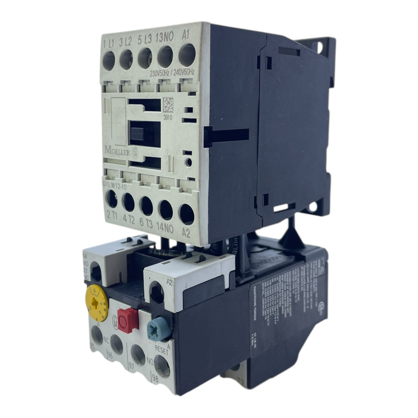 Moeller Leistungsschütz DILM12-10 ZB12-10 Leistungsschütz von Moeller Industrie